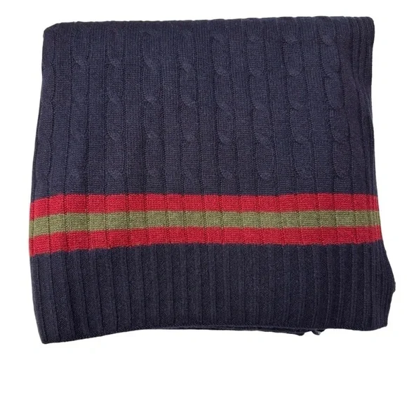Ralph Lauren (NWT) Cricket Cable Knit, 100% Cashmere Throw - Picture 6 of 10